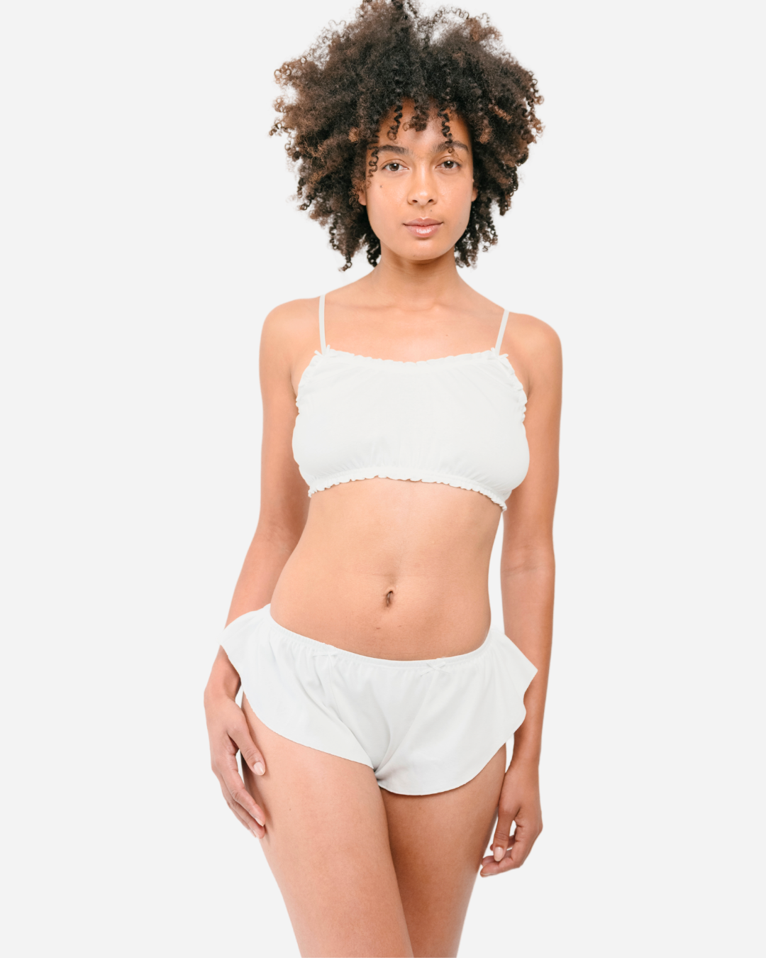 Bralette Romance. Coton. Taille unique du 85B au 95C.