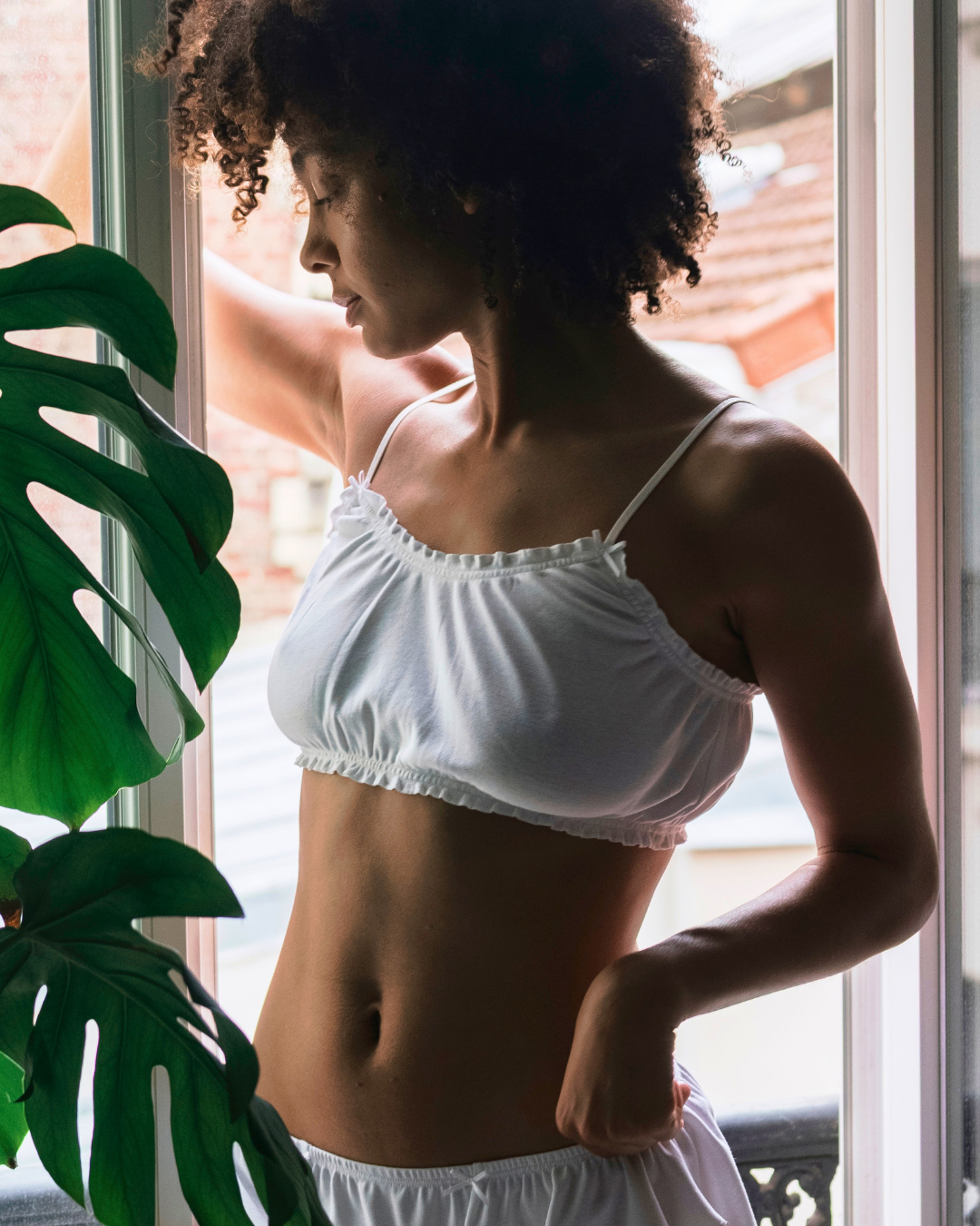 BRALETTE COTON BLANC BLOOMER NO COMMENT